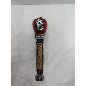 Figural APPLE Hard CIDER 11" BEER TAP HANDLE Keg Brew Woodchuck Amber Beaver